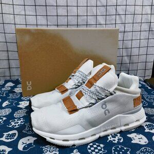ON Running Cloudnova Women Shoes White Pearl